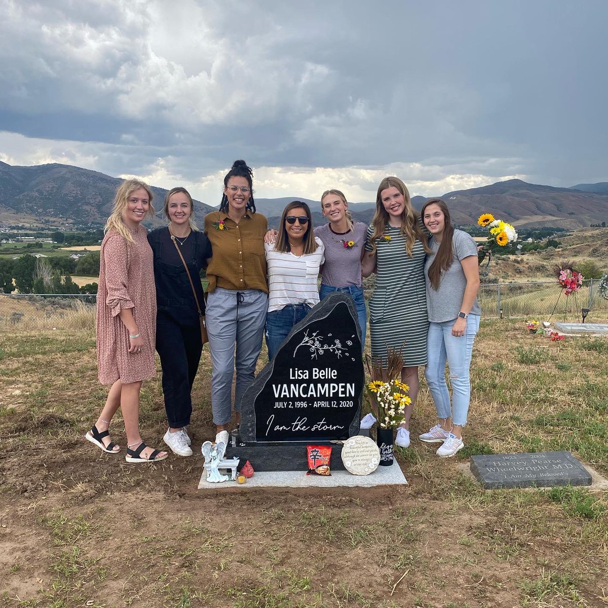 UtahTech_WBB's tweet photo. We were finally able to celebrate the life of Lisa VanCampen. Thank you for making an incredible impact on our program, Lisa!!! Your teammates and coaches will always love you and miss you greatly! #LVC #5 https://t.co/Q506WhCM0I