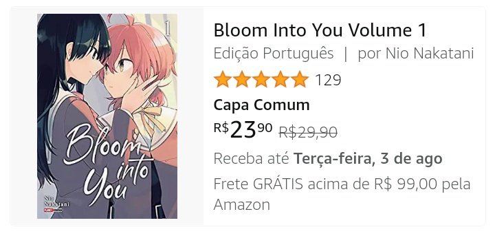 Bloom Into You Vol. 1 : Nakatani, Nio, Nakatani, Nio: : Livros