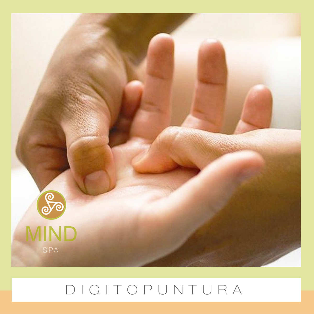 𝑫𝑰𝑮𝑰𝑻𝑶𝑷𝑼𝑵𝑻𝑼𝑹𝑨
✨ Está centrada en el conocimiento de la existencia de
determinados puntos del cuerpo humano, que tratados
mediante presión o masaje, elimina los dolores. 
#MindSpa #Masajes #MasajesEnCordoba #Digitopuntura