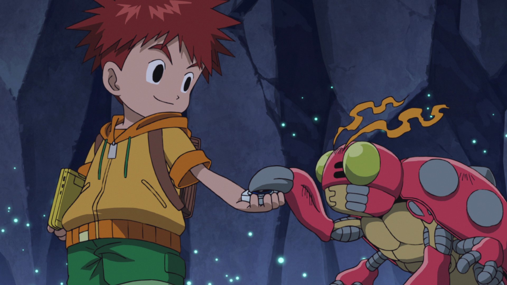 アニメ デジモンゴーストゲーム 公式 今日もご視聴ありがとうございました 光子郎の知識 ヘラクルカブテリモンの力 二人は最高のバディですね 今回のデジモン大図鑑はもちろん ヘラクルカブテリモン 次回 氷河を征くヴァイクモン T