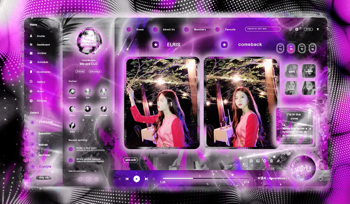TWT_CLC's tweet photo. ⠀،،⠀clᥱɑr 𓂃 lıkᥱ  𓏭   [  𝗖𝗥𝗬𝗦𝗧𝗔𝗟.  ]  wᥱ αrᥱ ⋆  —  💿  ⨾  𝗖𝗟𝗖 ⋅⊰  nᥱw  post  ⌜ O7 𓏏 3O ⌟  #Elris2ndCB #OurSummerDream  ⋄

El regreso después de singles se debe de celebrar a lo grande y claro que nosotras mandamos a Irehni a hacerlo porque es la más fan https://t.co/2P8HKi7j0J