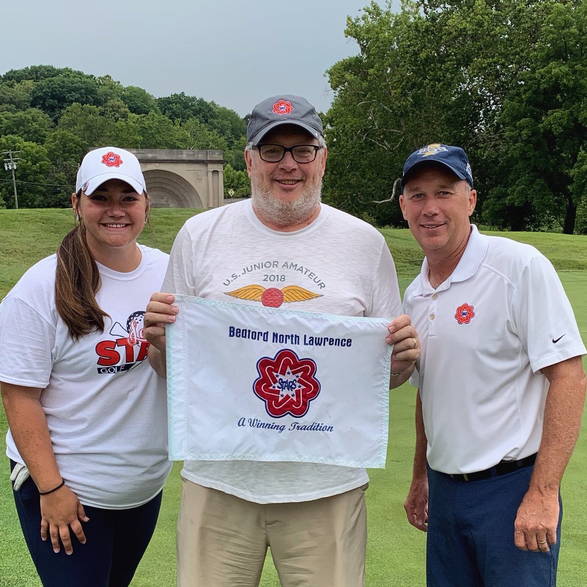 Three consecutive BNL Girls Golf Coaches! These two have done so much for this program in the past 20+ years. I am honored and excited to continue that winning tradition!🤩⛳️ <a href="/FrankWintin/">Frank Wintin</a> <a href="/LadyStarsGolf/">Coach Aaron Sanders</a> <a href="/BNLAthletics1/">BNL Athletics</a> <a href="/BNLAthletics/">BNL Star Athletics</a> <a href="/BNL_Stars/">BNLStars</a>