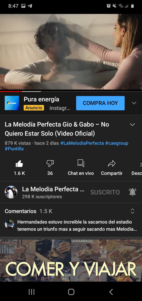 melodiapfcoboli's tweet photo. Seguimos subiendo como la espuma😍💥

#NoQuieroEstarSolo
#LMPStreamParty https://t.co/wGHgTU9ep8