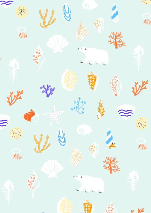 「サンゴ シンプルな背景」のTwitter画像/イラスト(人気順)