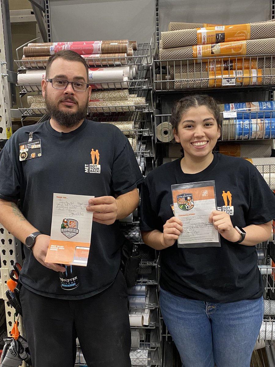 My MET associates are amazing. Angel has been with us less than 90 days and is a universal associate and has a great attitude. Tony earned silver milestone for his consistent hard work for store #404. So proud of my team everyday. <a href="/BobMisner2/">Bob Misner</a> <a href="/404Rocks/">Home Depot #404</a> <a href="/D66Celest/">Sheldon Celestine 🇹🇹🇺🇸</a> @BrandonBellTHD