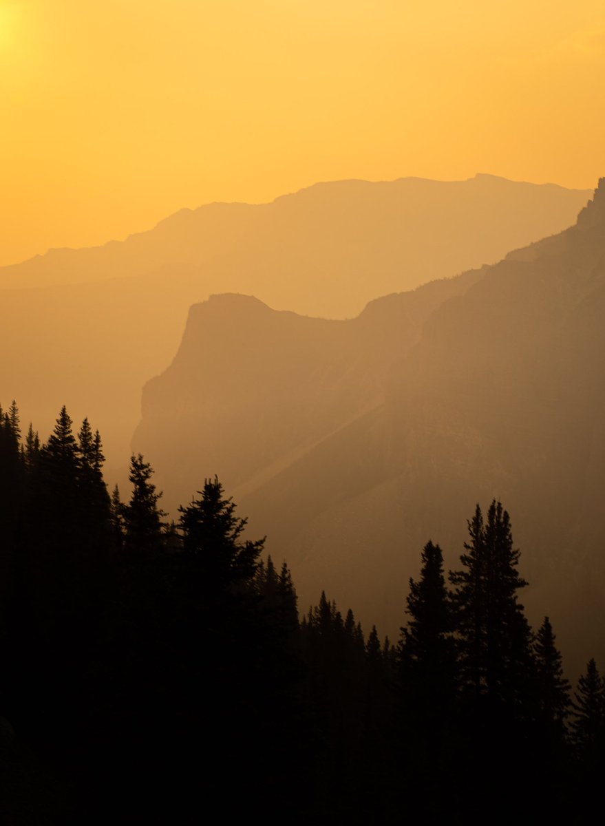 It’s smoky in the mountains at the moment.
#SmokySkies