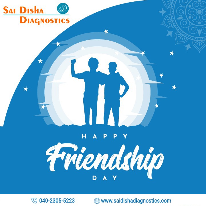 SaiDiagnostics's tweet photo. Team Sai Disha Diagnostics wishes you all a very happy Friendship day! 

For more details visit: https://t.co/sbBVxBLVoi
Contact us: 040-2305-5223 https://t.co/5ZNQL88Gg7