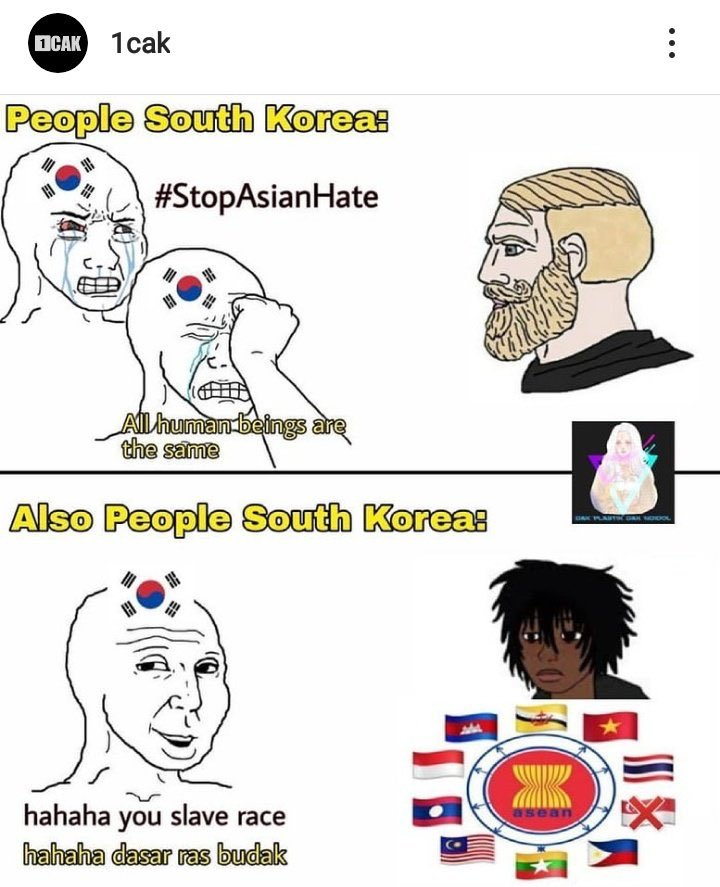 memefess's tweet photo. #SouthKoreaRacist https://t.co/ayCvFH6krN