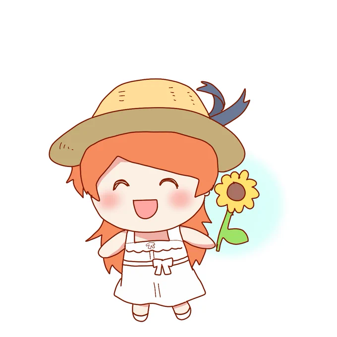暑いぞ〜☀️ジュース飲みたいね、おやぶん🌻🌻
夏の環ぬい。 