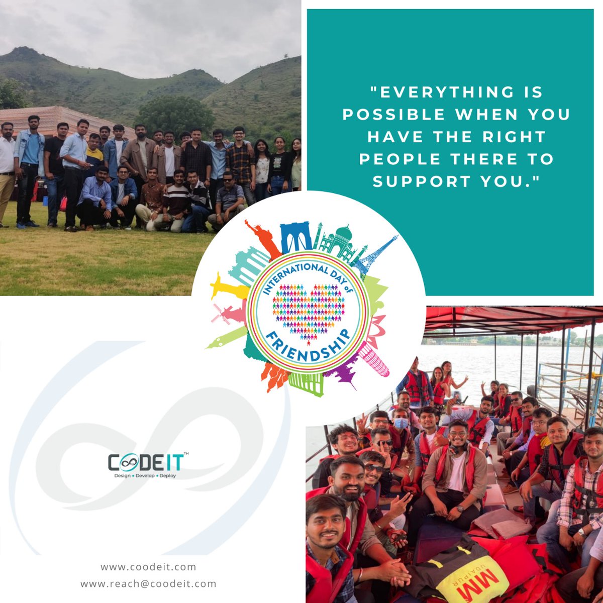 coode_it's tweet photo. #InternationalFriendshipDay #coodeit https://t.co/CezU2LhhxW