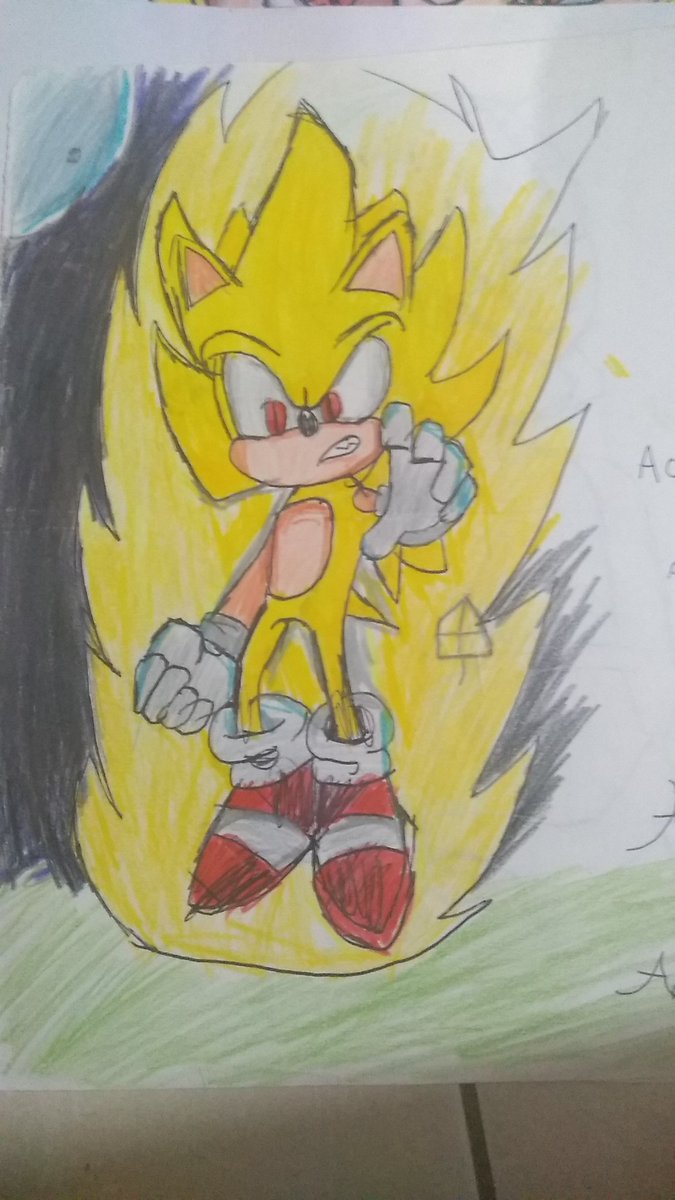 Super Sonic Como Desenhar