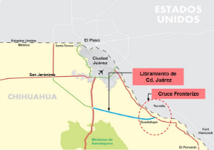 juanMorenoNav's tweet photo. https://t.co/JDxfVrNGJq
La #SCT a través de la #concesión de la autopista #Durango-#Yerbanís, otorgado a #Coconal en abr-92, ha iniciado la construcción del Libramiento de #CdJuárez, #Samalayuca-#Guadalupe, bajo el esquema #APP con ingresos excedentes compartidos, a 2 carriles. https://t.co/DAUn7O7R9x