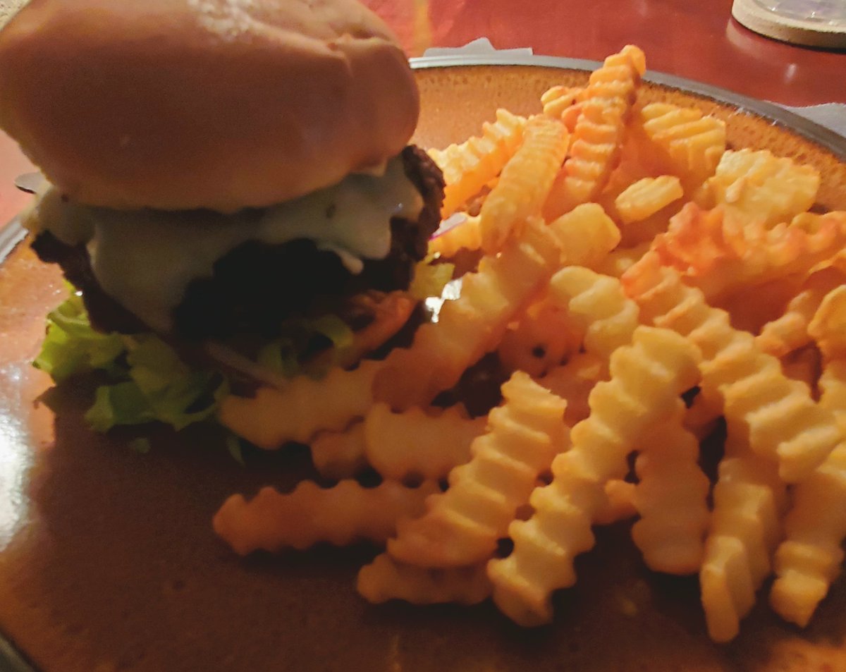 Better than restaurant homemade #burger and fries - especially when served with limited production 2018 Magistrate Paso Robles Restitution red #wine blend! #datenight