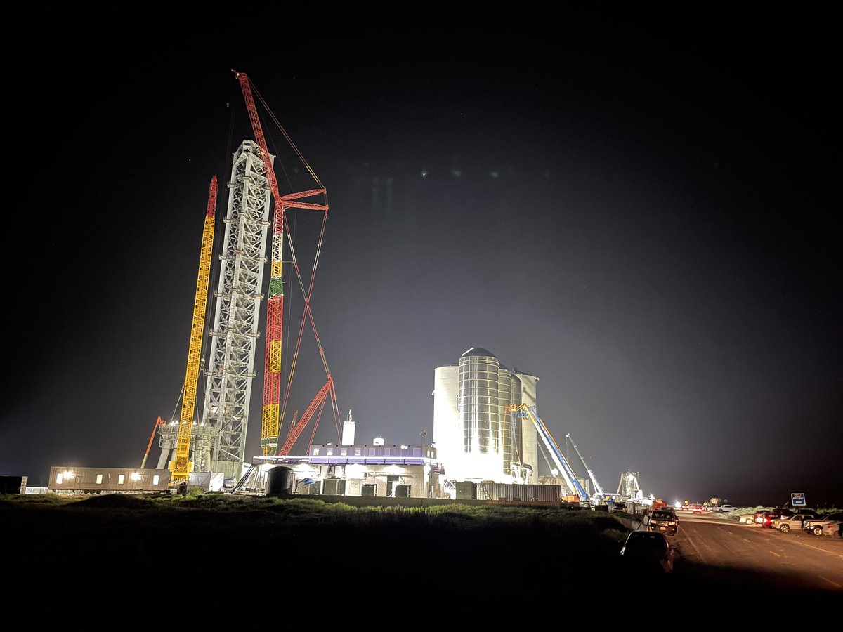 Guys. Come out to Starbase sometime. This is honestly insane. I know I say this over &amp; over but it really feels like I’m witnessing the Apollo program in real time, up close and personal. Oh and they’re hiring like crazy, so maybe hop on if you want to work on something historic!