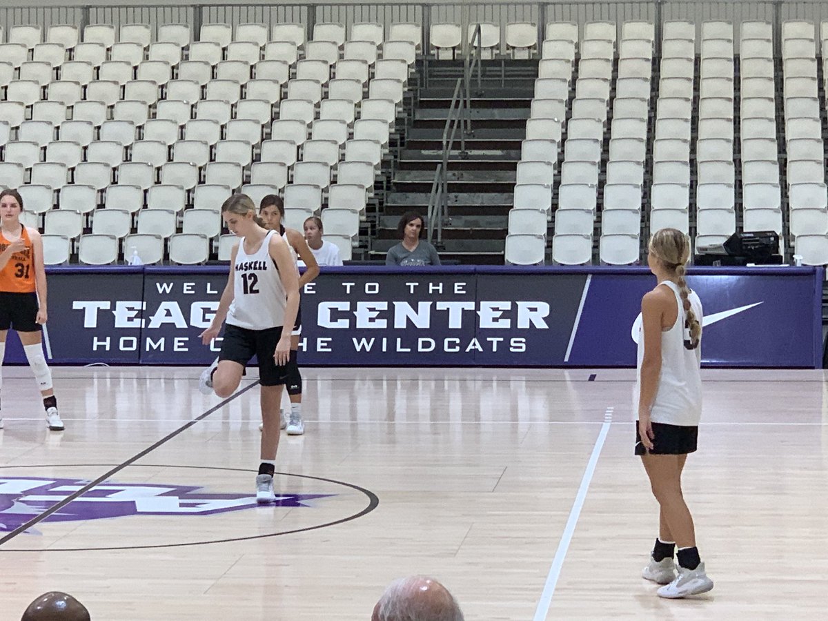 Tip-off <a href="/ACUWBB/">ACU Women’s Basketball</a> team camp today! Maidens go 2-1 in pool play.