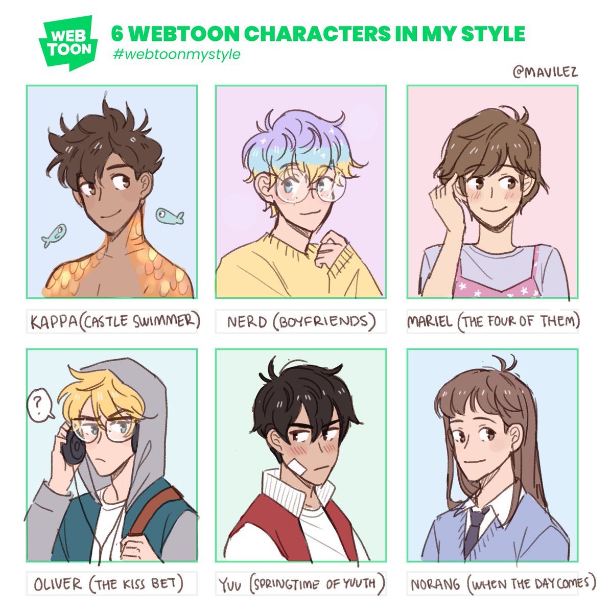 joining this! i love webtoons and wanted to show some appreciation💚
#webtoonmystyle @webtoonofficial 