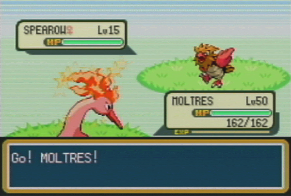 Second shiny for #WeekofLegends is Moltres after 832 SR 🔥 I originally did 44,000 SR for this back in January and gave up on it, so 44,832 Moltres seen in total. Now I finally own all of the Kanto legendaries in FR/LG 💪 Link to the clip -> clips.twitch.tv/HappyOutstandi…