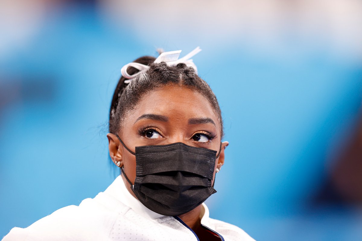 BleacherReport's tweet photo. Simone Biles pulls out of the Olympic individual final for floor exercise.

She is still undecided for the balance beam event. https://t.co/GLRzCTz34x