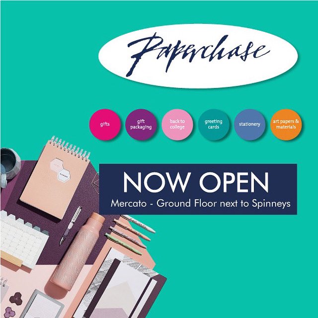 Paperchase is NOW OPEN in <a href="/MercatoMall/">Mercato Mall</a> 🛍 

Shop all your stationery, crafts, cards and gift-wrap! 

#paperchase #almayagroup #mercatomall