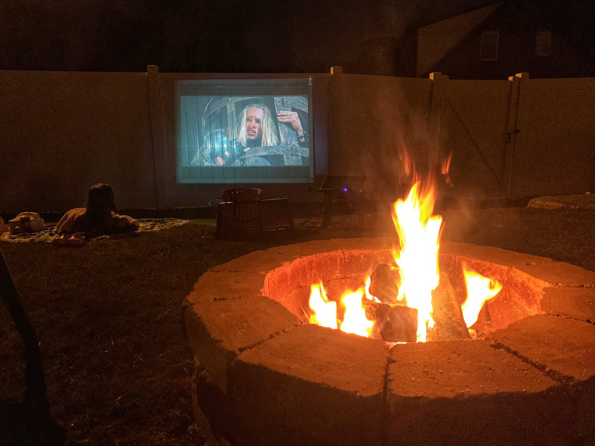 Let us see your #backyardmovie pics! #projector #backyardmovienight #backyardbonfire