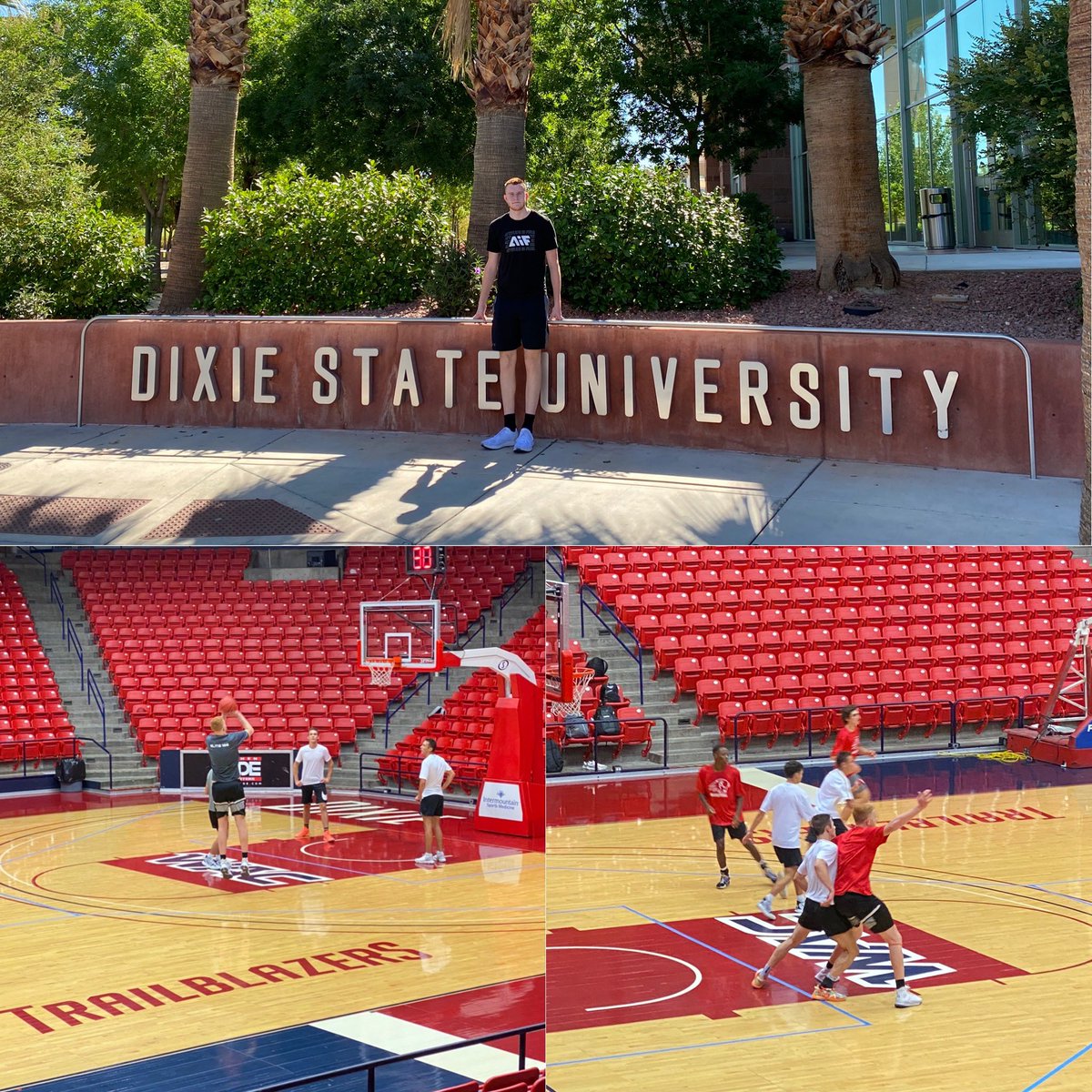 tallest_logan's tweet photo. Great Elite ID camp at Dixie State. Loved their 4P’s philosophy. @DIXIESTATEBBALL @coachandrewmay https://t.co/H1jcunshTX