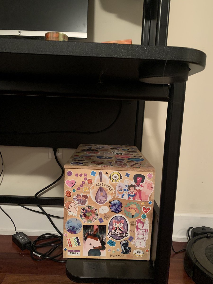 vdarkvwild's tweet photo. covered my box of memories with a bunch of stickers to make it cuter and i think it worked 🥺 https://t.co/tAjv6Jxf0K