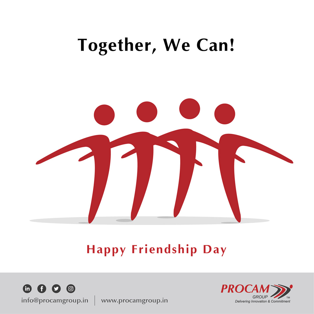 procamgroupin's tweet photo. We need our friends to sail through these tough times today, just as much, don’t you think?
#HappyFriendshipDay

#internationaldayoffriendship #friendshipday #friend #friendship #friendshipday2021 #2021 #procamlogistics #procam #procamgroup #procamworldwide #logistics https://t.co/KMQFd0yXV6