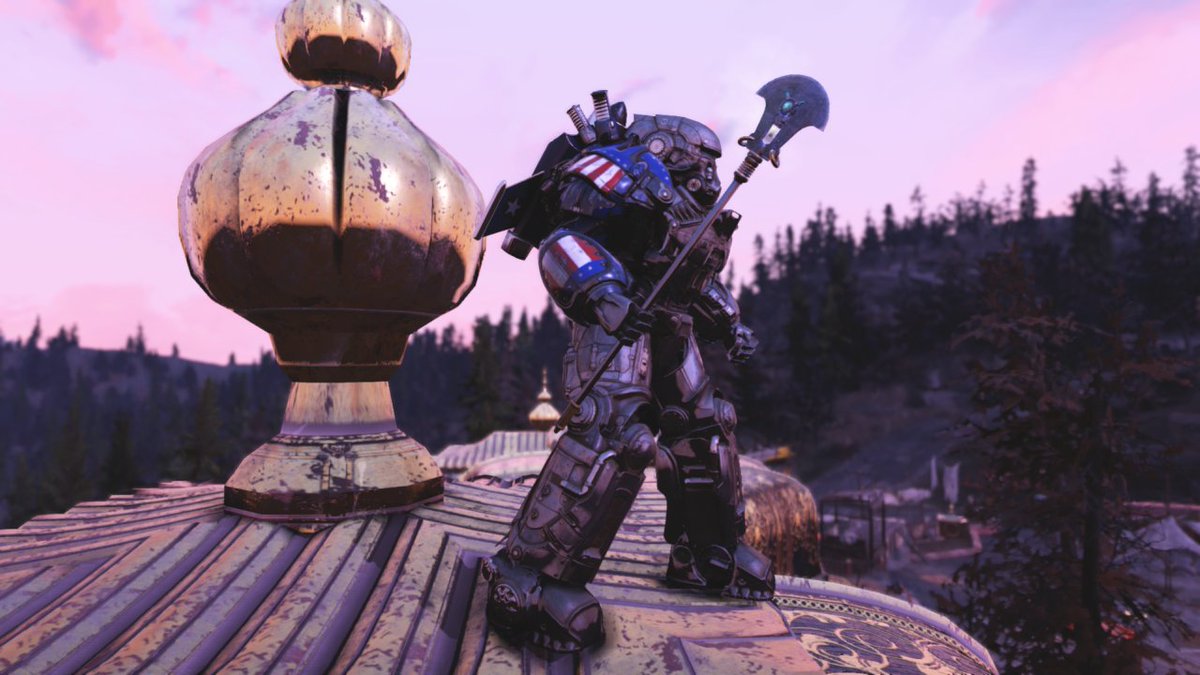 Callme_Nobodi's tweet photo. Oh snap! was it #PowerArmorSaturday ?
little late but why not start a PA appreciation thread?
Did I mention I really dig Power armor now??
#Fallout76 https://t.co/YRKxvOcmp2