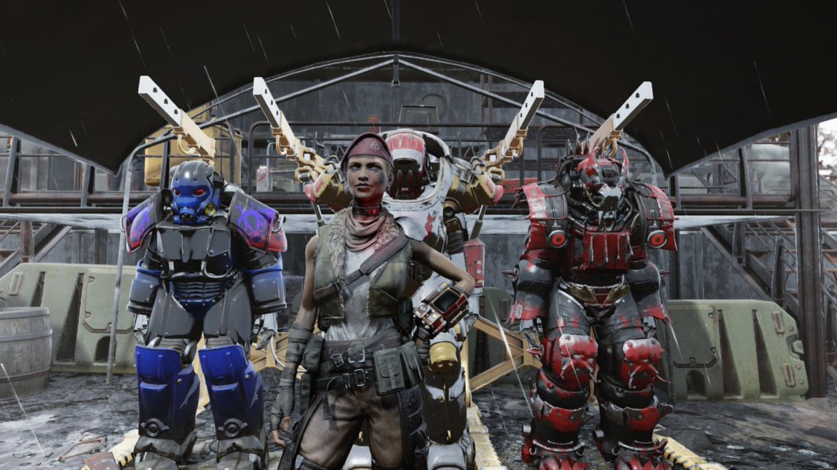 Callme_Nobodi's tweet photo. Oh snap! was it #PowerArmorSaturday ?
little late but why not start a PA appreciation thread?
Did I mention I really dig Power armor now??
#Fallout76 https://t.co/YRKxvOcmp2