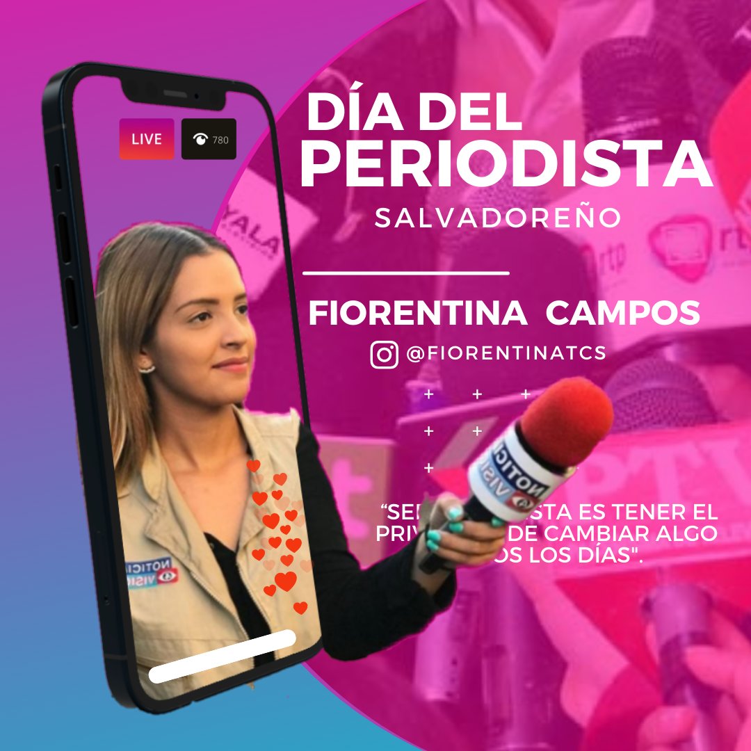 RodrigoAr123's tweet photo. @fiorentinatcs  En este día tan especial para todos los periodistas, quiero  felicitar a la periodista más bonita del mundo entero, 🥰❤️❤️🌏desearle lo mejor en esta profesión que realizas día a día. para informanos del acontecer nacional e internacional. 📺🎥🎤 https://t.co/XbJ2ZGPo0w