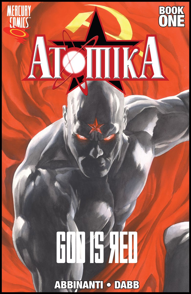 #ComicRecommendations Atomika: God is Red. This is a comic about basically “what if the Soviet Union invented their own god?”