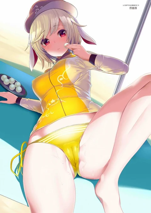 暑いのでラッシュガード鈴瑚 