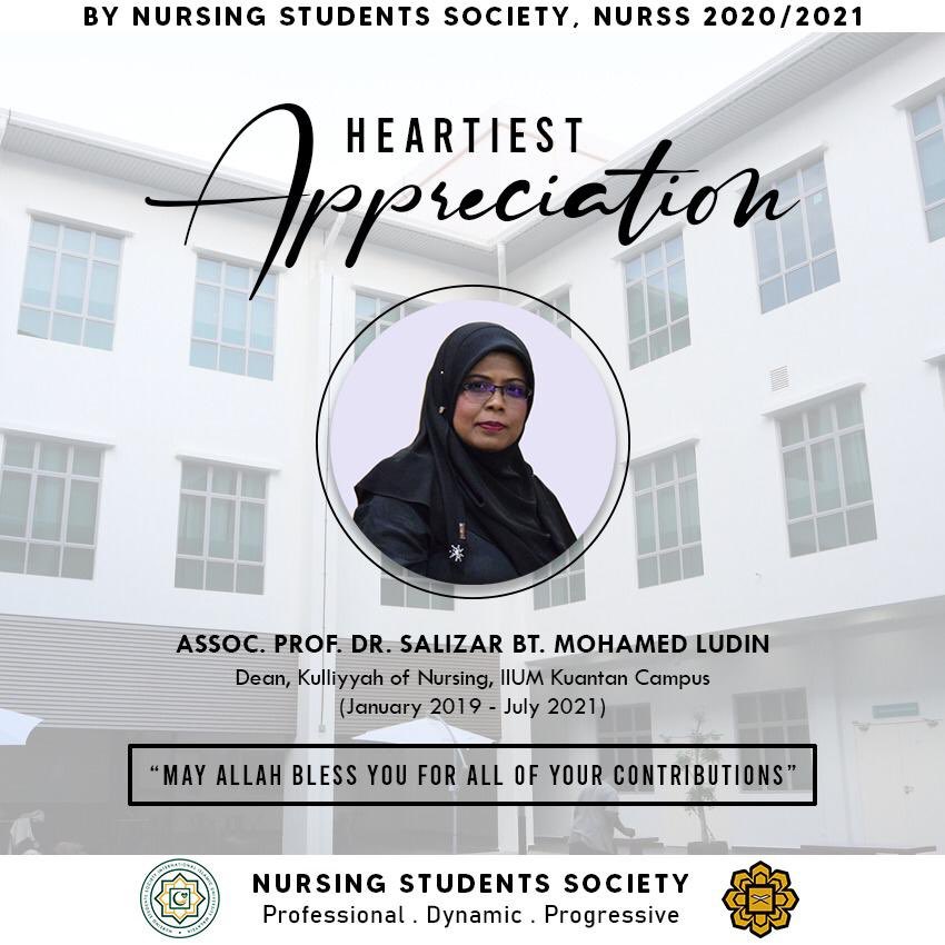 IIUM_NURSS's tweet photo. [HEARTIEST APPRECIATION]

Thank you and may Allah bless all of you for your contributions. Best wishes for future endeavors.

Besides, we wish to congratulate our new kuliyyah administrative members. May Allah ease your journey ahead!

Wassalam. https://t.co/Z7gcgJJRAY