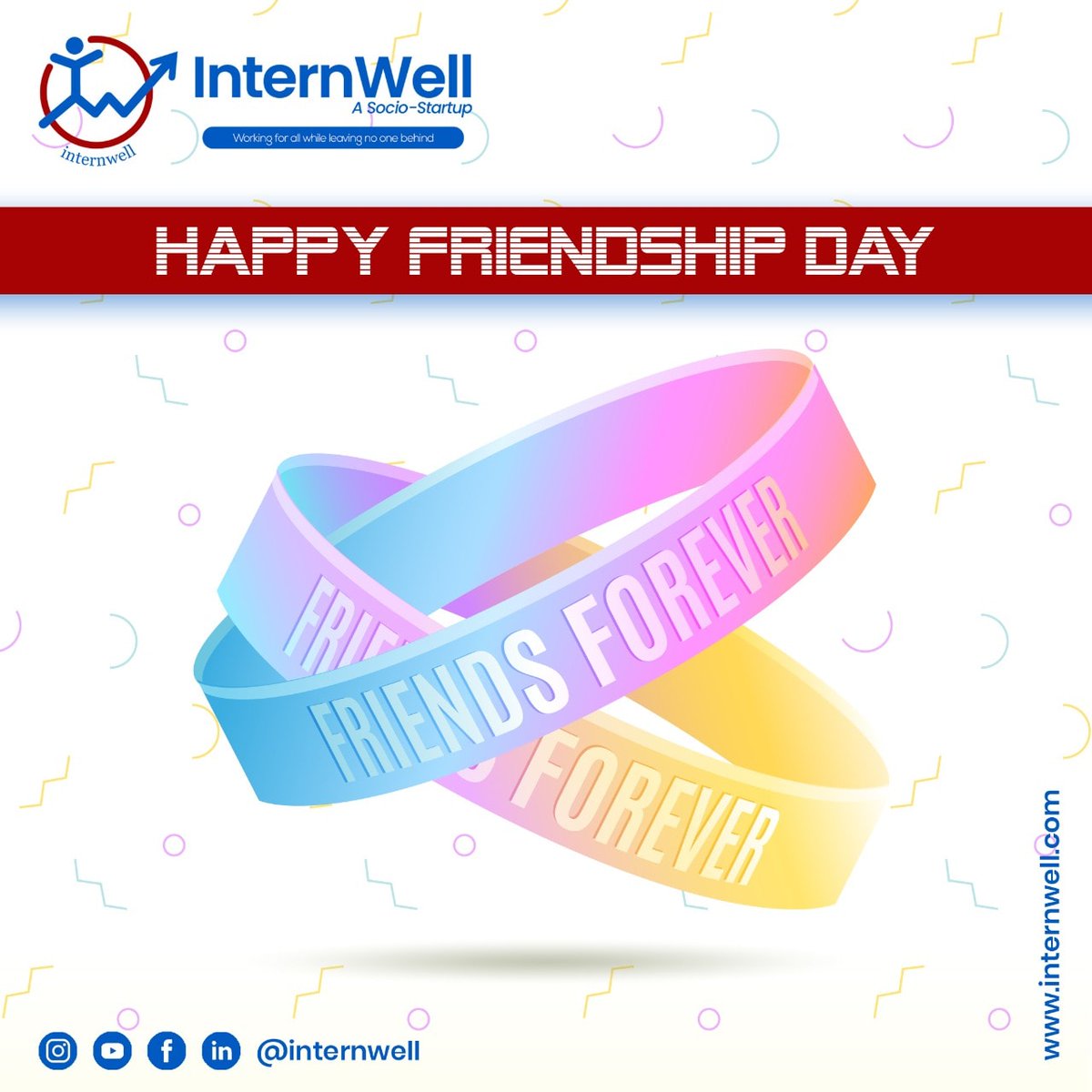InternWell's tweet photo. Though miles apart, yet still we talk like we are beside each other,
Though we haven't met personally, we work as though we are a family,
Though we are just starting, we are never dropping this friendship...
#InternWell_Family

Happy Friendship Day 👬 👭

#FriendshipDay2021 #IW https://t.co/7qEi99ZWr3