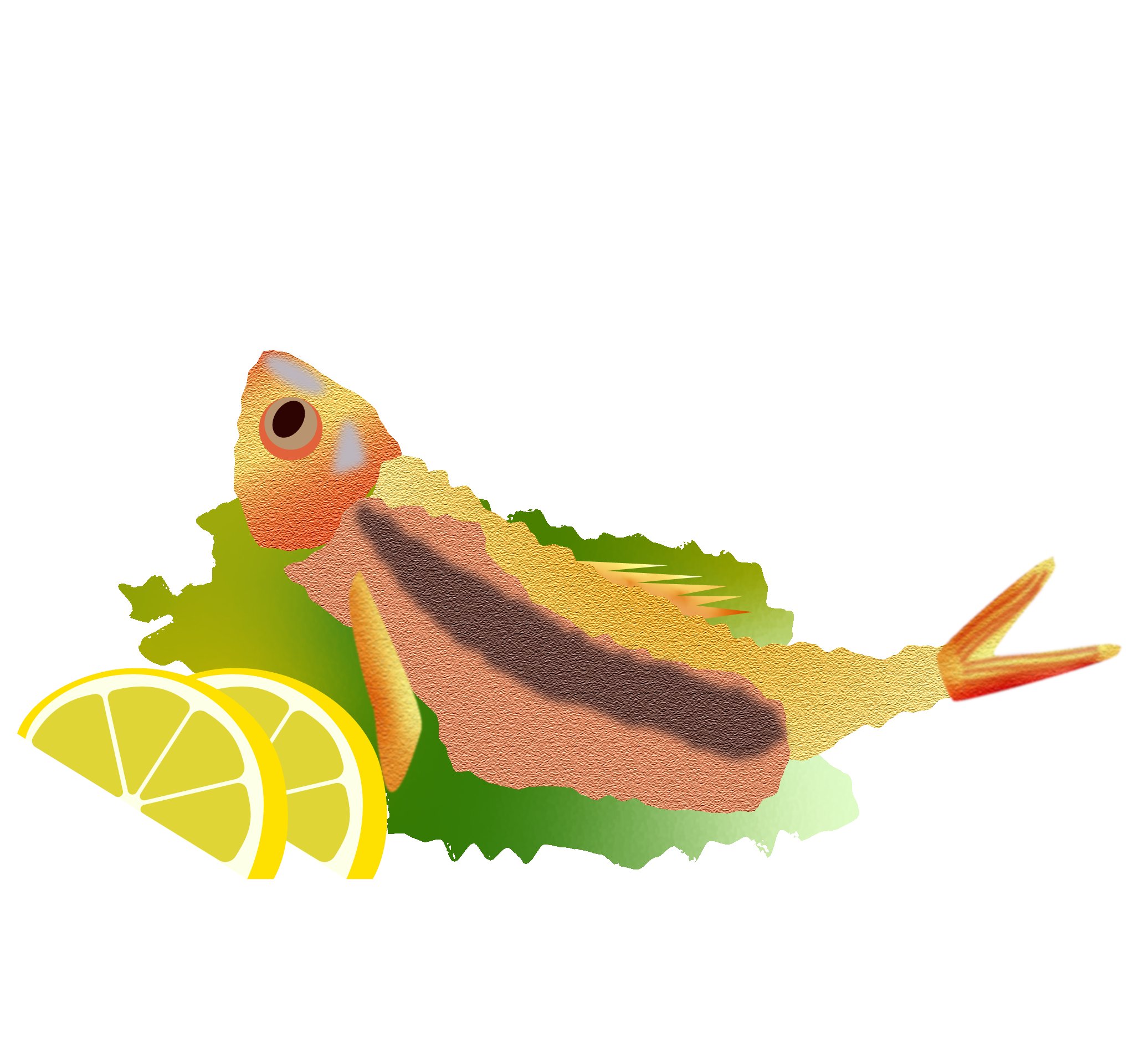 おばあになってもできるイラストとモーショングラフィック 夏休み 釣りに出る人も多いのでは 初心者向けの沖釣りでよく釣れるグルクン 唐揚げは最高 沖縄 イラスト 沖縄イラスト ディープな沖縄 沖縄の野菜 夏の海 イラスト制作承ります オバー