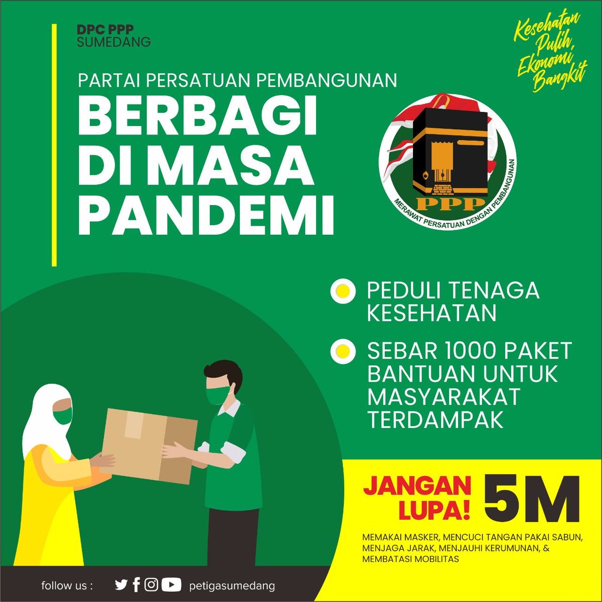 Berbagi dimasa pandemi… ⁦<a href="/Suharso_M/">Suharso Monoarfa</a>⁩ ⁦<a href="/thomafi_arwani/">arwanithomafi</a>⁩ ⁦<a href="/dony_munir/">dony ahmad munir</a>⁩ ⁦<a href="/DPP_PPP/">DPP PPP</a>⁩