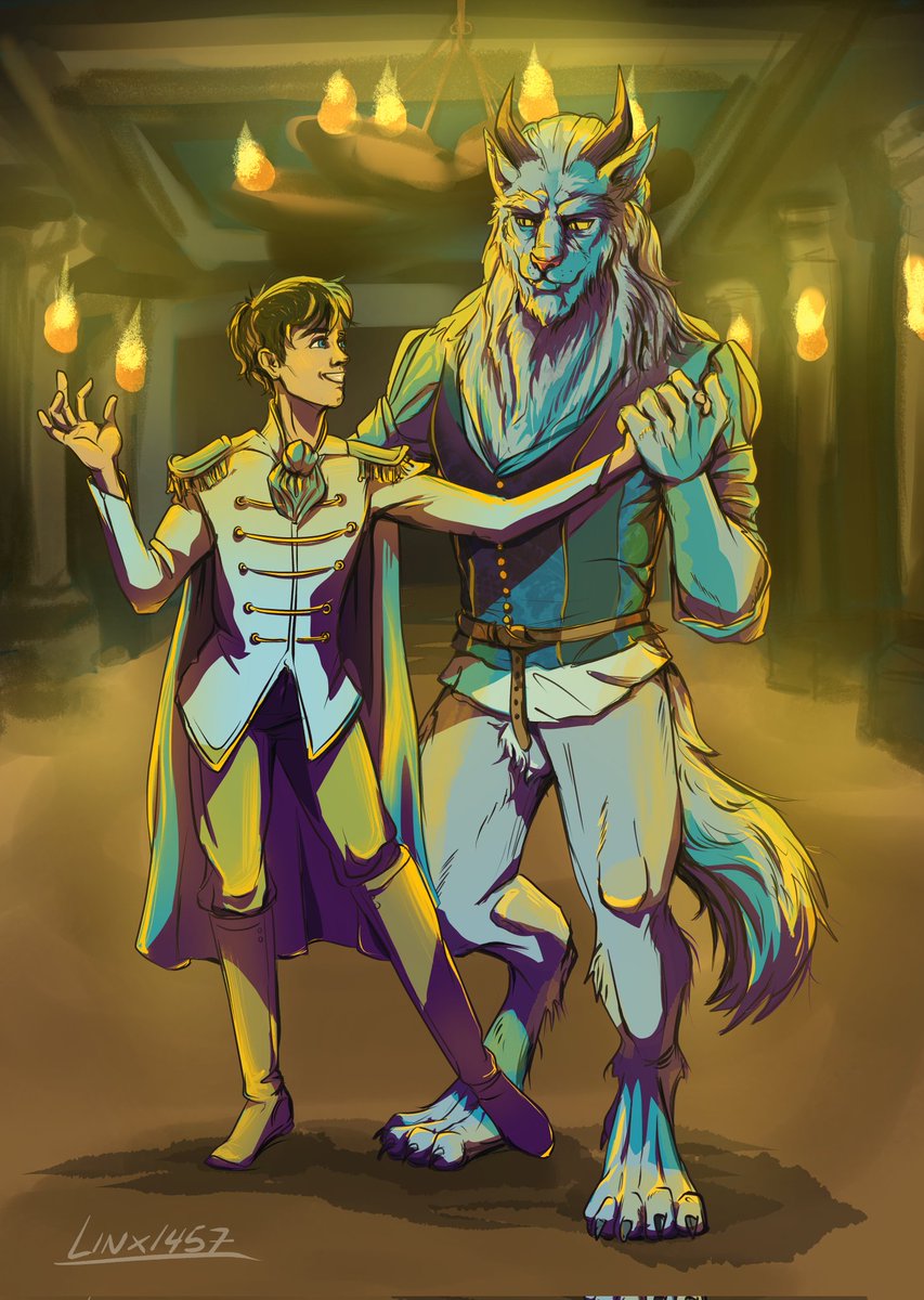 Linx1457's tweet photo. My final piece for the @GeraskierBB. I was lucky enough to get paired up with @ItsCousinCecily, who made all my dreams come true and wrote the most perfect #Geraskier Beauty and the Beast AU in existence.

https://t.co/PNypuOCp3f https://t.co/s2jol79Bbs