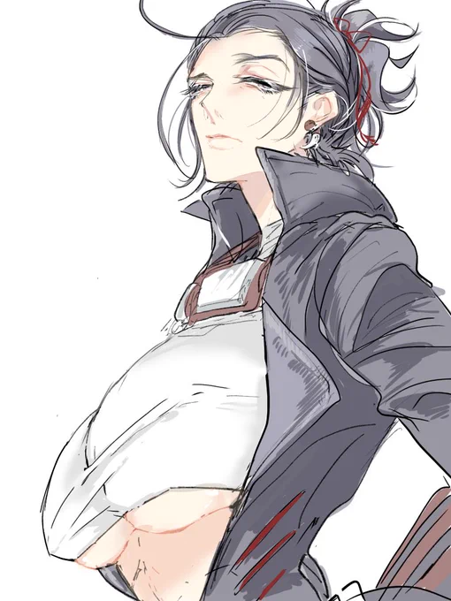 夏になると号さんの女体化が描きたくなる(女体化注意です)