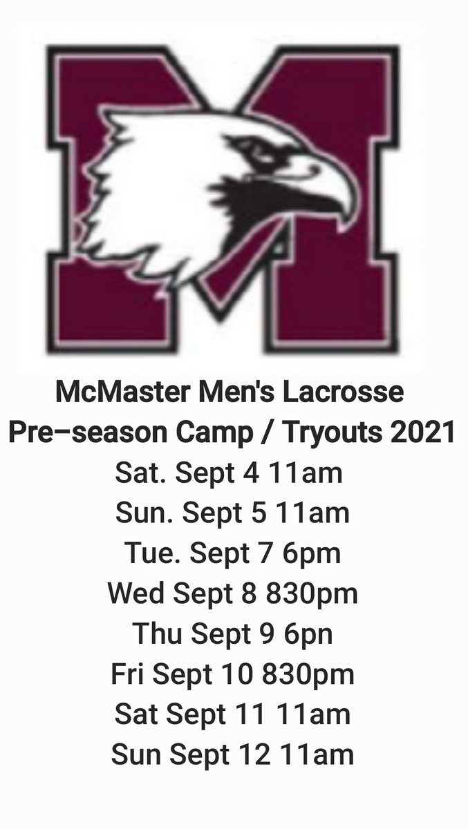 McMaster Lacrosse tweet media