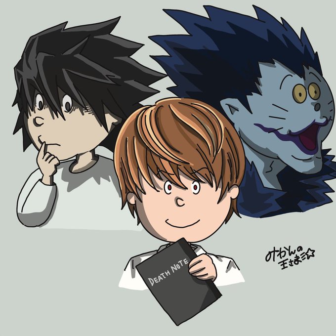 デスノートのtwitterイラスト検索結果 古い順
