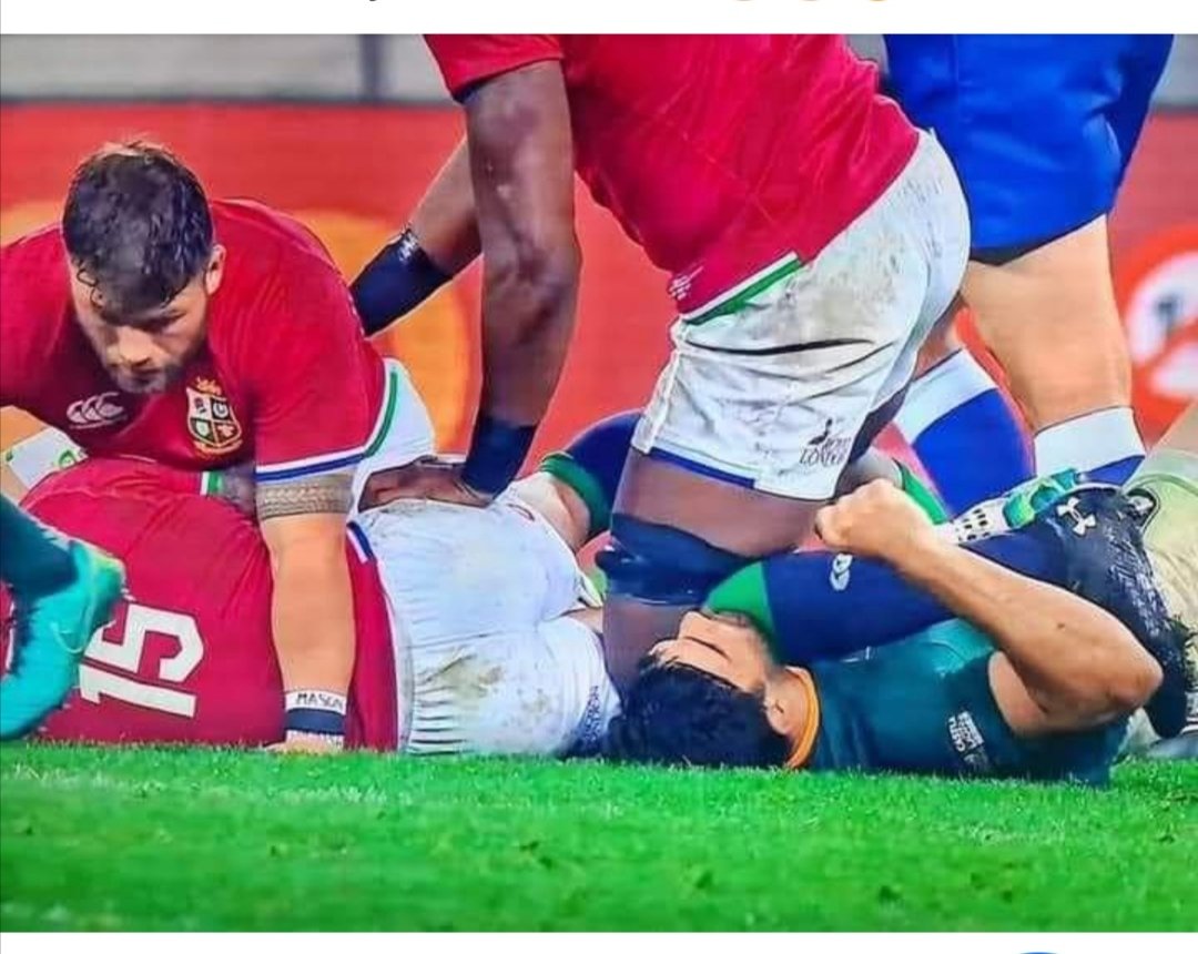 Great spirit of rugby shown here....