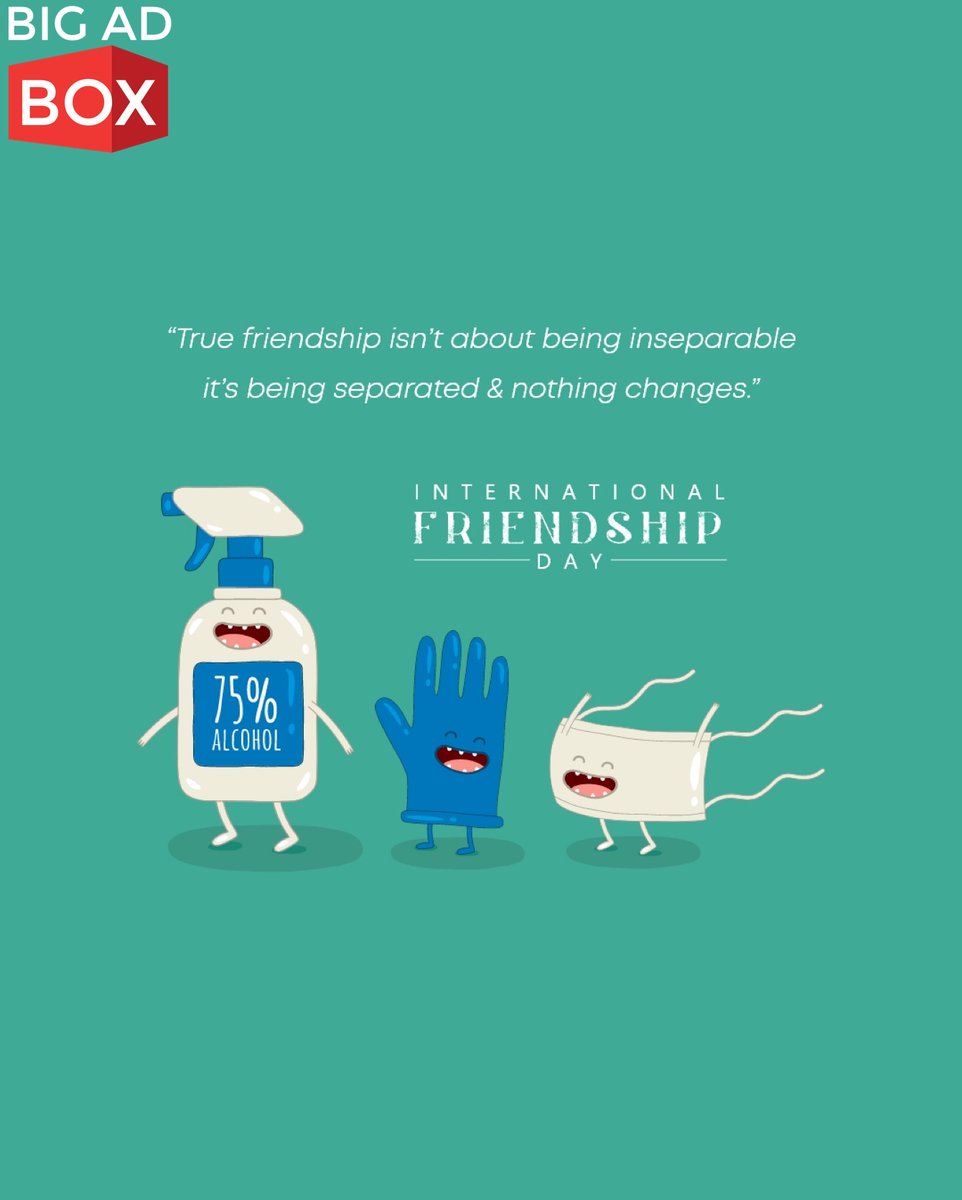 RavirajMahajan's tweet photo. Happy Friendship Day!
#HappyInternationalFriendshipDay #HappyFriendshipDay #happyfriendshipday2021 #FriendshipDay #bigadbox #trygiga https://t.co/6TNjNNQqJ1