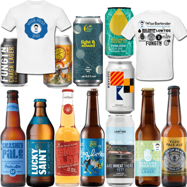 WiseBartenderUK's tweet photo. That's #WiseFest over! 

But no need to have the blues, we have released for a short time #WiseFest packs which features a selection of beers and drinks that featured at the festival, an exclusive mens and womens t-shirts and 20% off! Only now at https://t.co/DfRMoZb3qC https://t.co/rQXfVryWYu