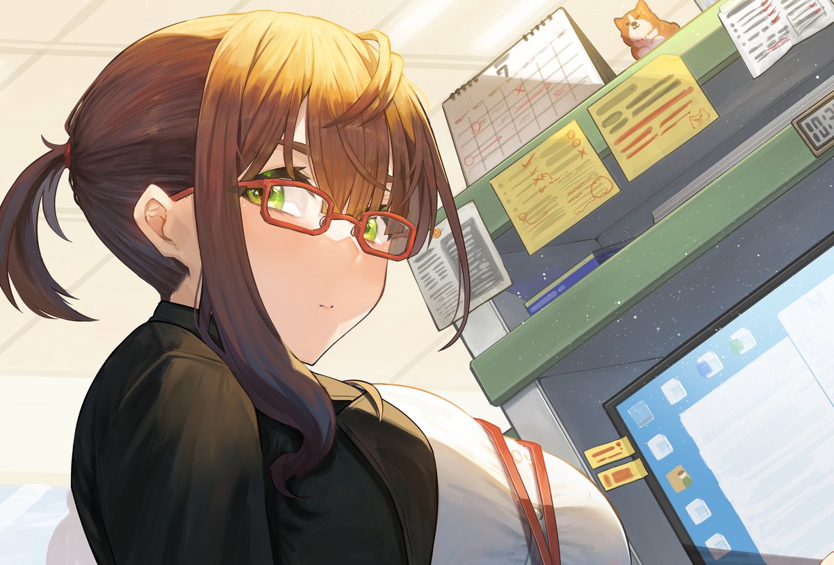 眼鏡+スーツverも描かせていただきました。

イラスト全体はGAKAKU様(@GAKAKU_PR)にて公開です。
https://t.co/Qg9UerJBuA 