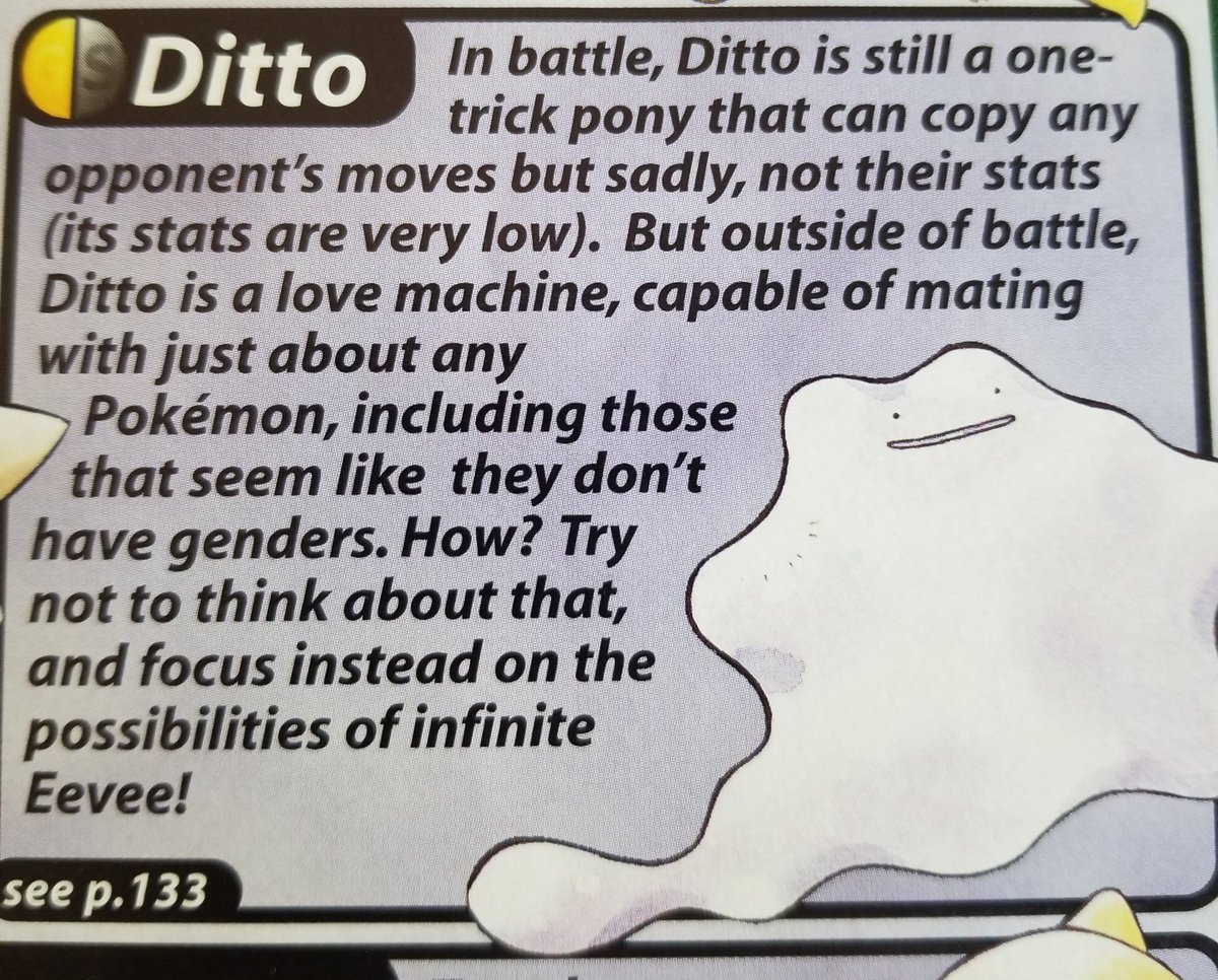 this is the most like a c*m i've ever seen ditto look.