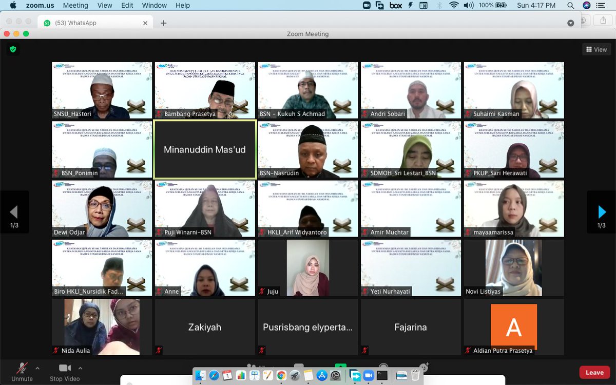 Terima kasih, kepada teman atas doa untuk saudara kita yg meninggal krn Covid-19, sebagai rasa setia-kawanan kpd sdr sebangsa. Doa sekaligus jg khataman Quran ke 180 dari jamaah  WAG One Week One Juz. Sekalian mendoakan teman, kel teman, dan mitra kerja yg meninggal krn pandemi.