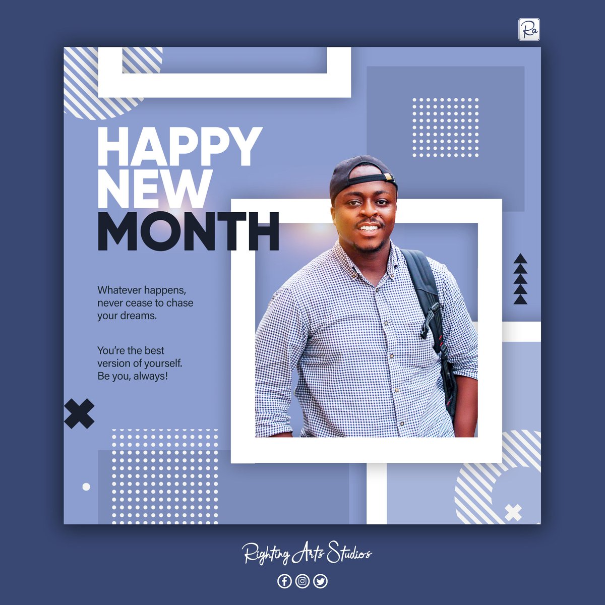 NanaDave's tweet photo. Never cease to chase your dreams, Regardless!
https://t.co/W9zwRt7gjx 
#HappyNewMonth https://t.co/aOcrFlcC2i