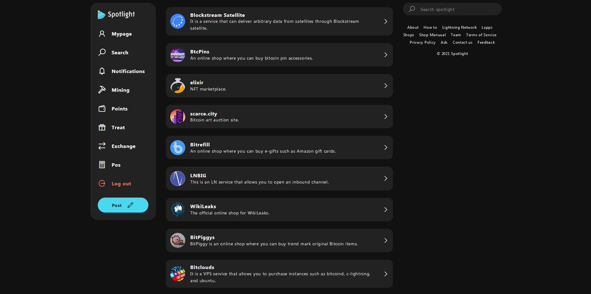 spotlight_ja's tweet image. For those who do not know spotlight.soy, this is a blog service that allows average users to access #LightningNetwork apps without haveing #Bitcoin . Users can earn Satoshi points by posting articles and use points to pay for many kind of Lapps.