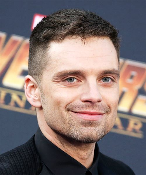 PaulePLN's tweet photo. Everytime Sebastian Stan finishes a project, his fans await his next hairstyle 💙😆 https://t.co/IMkjgHXeR2