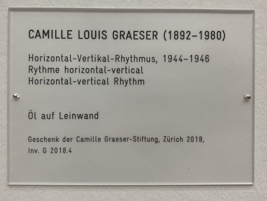 Horizontal-vertical #rhythm #kunstmuseumbasel #camillelouisgraeser